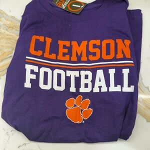 Fanatics Purple and Orange Clemson Tee